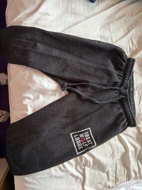 Dark Gray Sweatpants with 'Great Wolf Lodge' Patch
